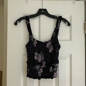 NWOT Free People Shirred Tank